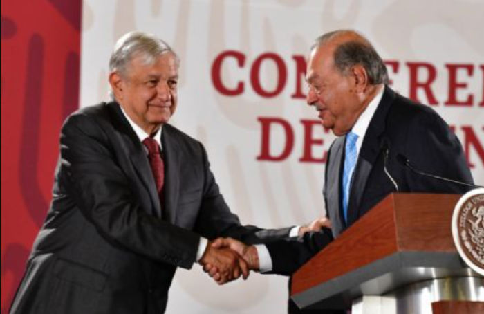 Renovaría AMLO concesión de Telmex a Carlos Slim