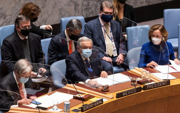 AMLO presente en el Consejo de Seguridad de la ONU