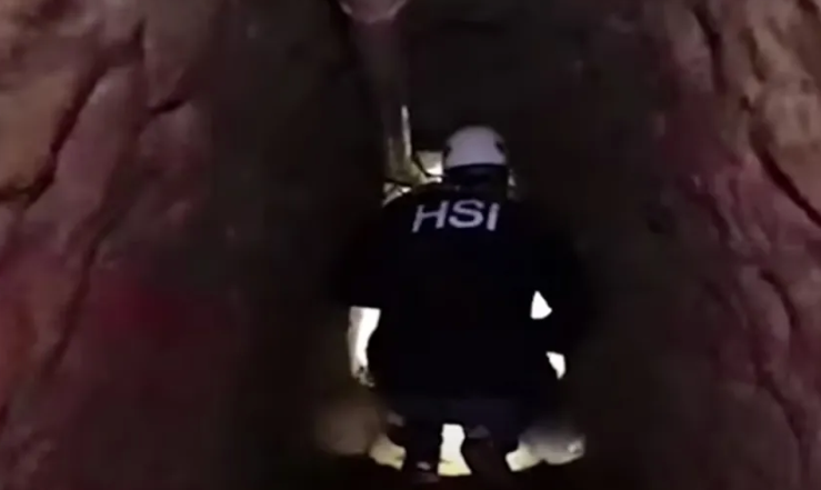 Tan grande como un campo de futbol americano, así es el narcotúnel que une a San Diego y Tijuana
