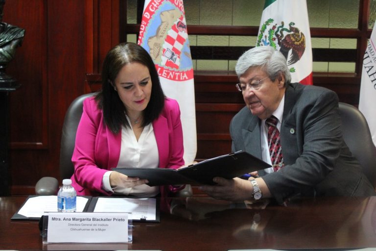 Firman convenios de colaboración Instituto Chihuahuense de las Mujeres y UACH