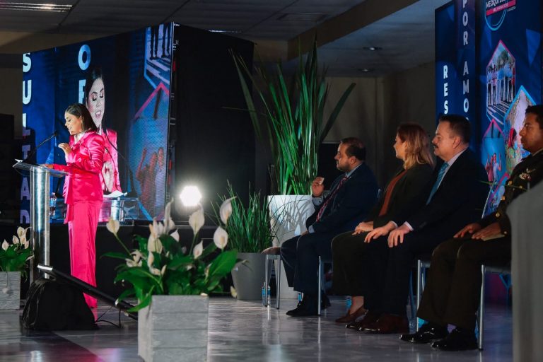 Anuncia Maru Campos inversión de 40 mdp en rehabilitación del Acceso Norte de Meoqui