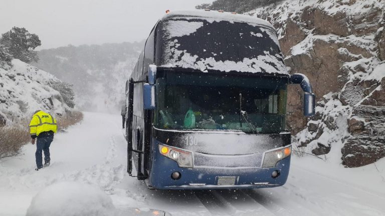 Nevada cierra tramo carretero en Janos y puerto San Luis