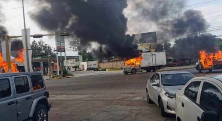 Culiacanazo tras recaptura de Ovidio Guzmán hijo del Chapo Guzman (video)