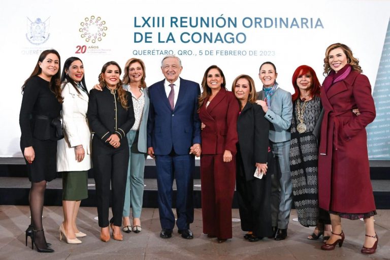 Participa Gobernadora Maru Campos en reunión de Conago y en la ceremonia del 106 Aniversario de la Constitución