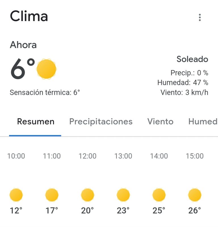 Agradable clima  hoy lunes 27 de febrero en Chihuahua