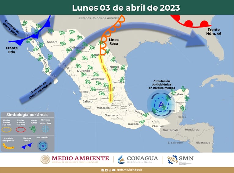 Protección Civil Estatal prevé fuertes vientos para lunes y martes