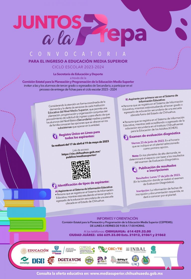 Inicia el lunes 17 de abril registro para ingreso a planteles de bachillerato