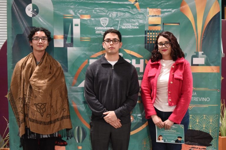 Johana Rascón y Ricardo Cereceres reciben Premio Literatura Joven en Chihuahua con obras en poesía y cuento