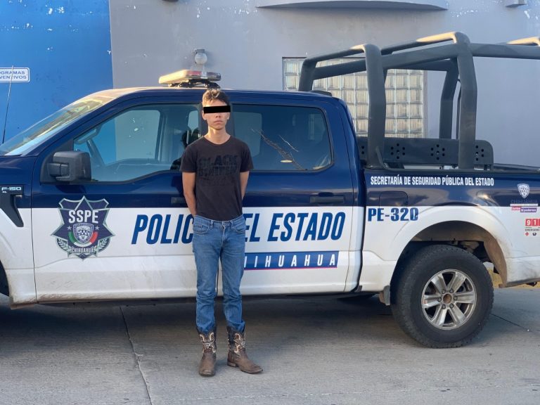 Detienen a ladrón de banco en Cuauhtémoc