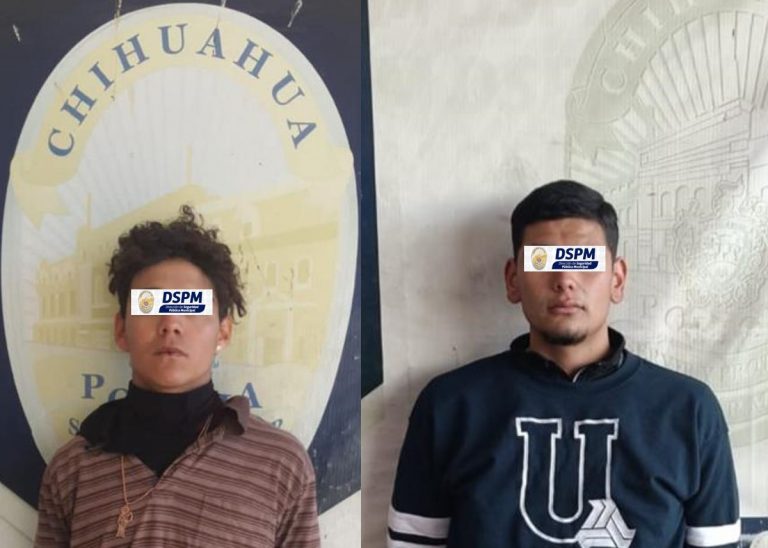 Cae pareja de asaltantes