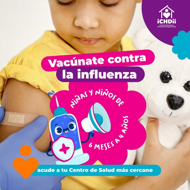 ¡A vacunar a los niños contra la influenza!
