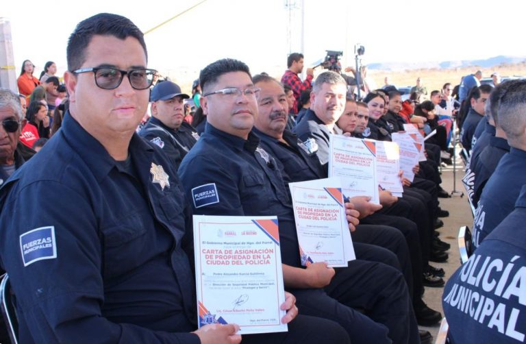 Entrega Alcalde Peña el fraccionamiento “Ciudad del Policía”