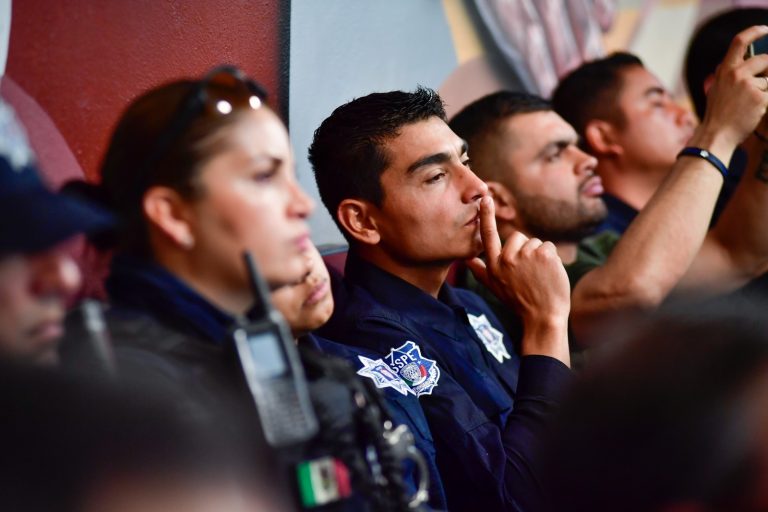 Se capacitan elementos de la SSPE en protección de derechos de humanos