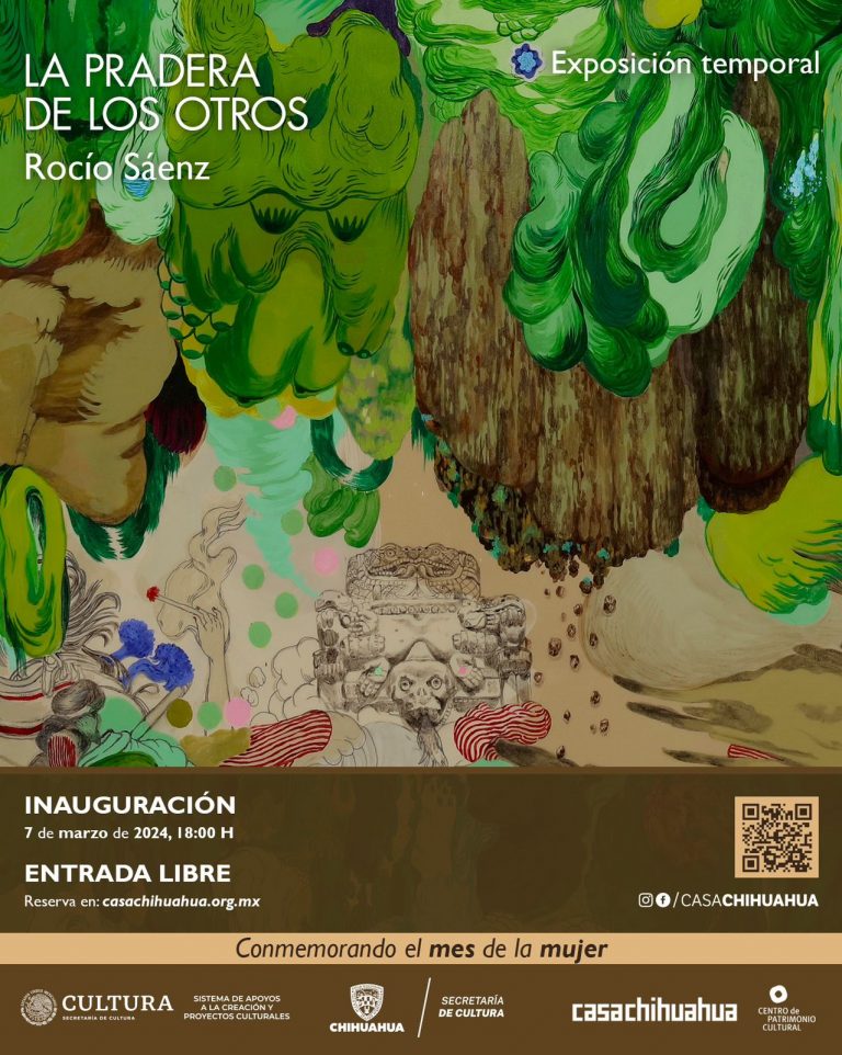 Expondrá Rocío Sáenz «La pradera de los otros» a partir del 7 de marzo