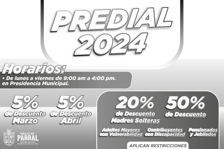 Llaman a aprovechar descuento en predial en Parral