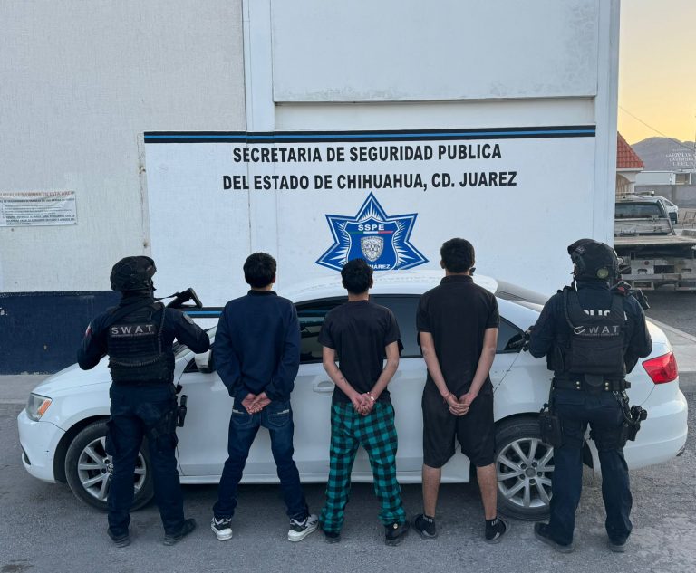 Detiene Policía del Estado a menores de edad por portar armas de fuego en Ciudad Juárez