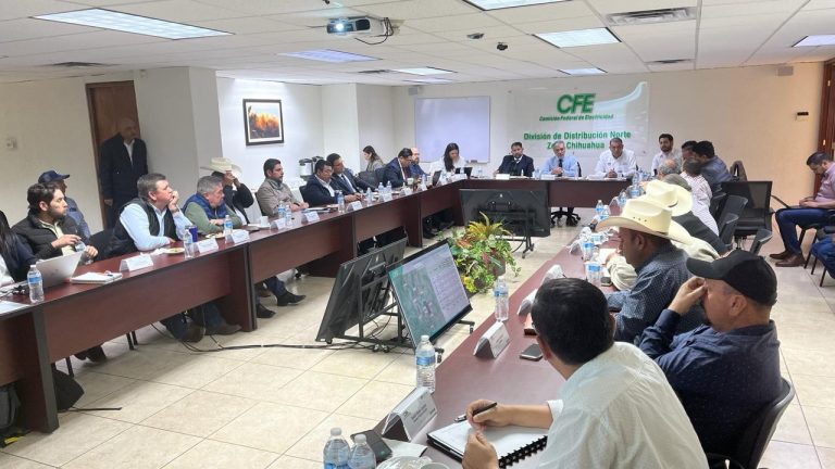 Se efectuará este viernes la Sexta Mesa de Trabajo CFE-Productores Chihuahuenses