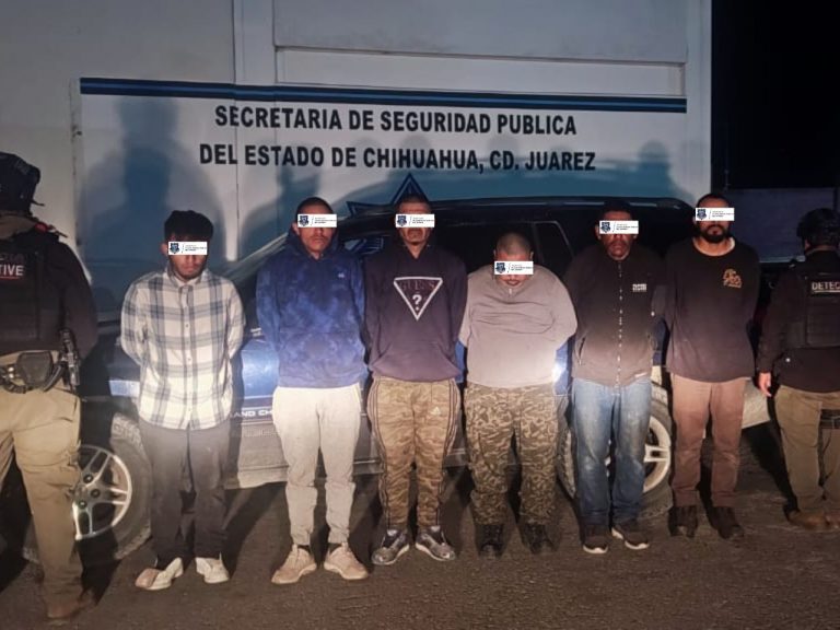 Detiene SSPE a 16 presuntos delincuentes durante operativo en Ciudad Juárez