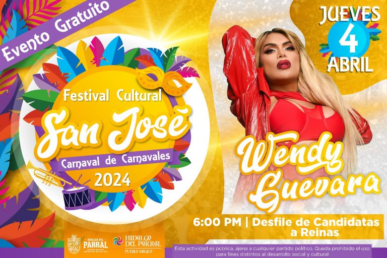 En Parral, Wendy Guevara encabezará el desfile de Candidatas a Reinas del Festival Cultural San José