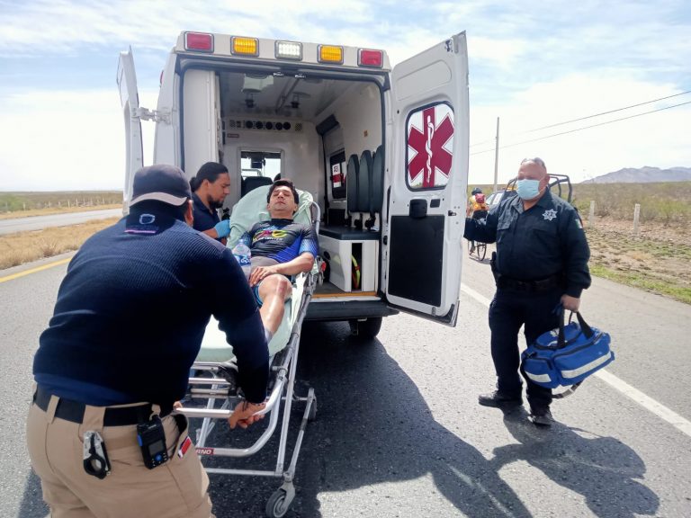 Brinda SSPE apoyo durante rodada “Vuelta Ciclista Delicias 2024”