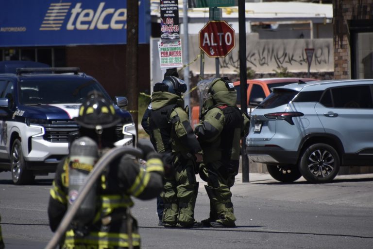 Realizan extracción de presunto explosivo en Chihuahua