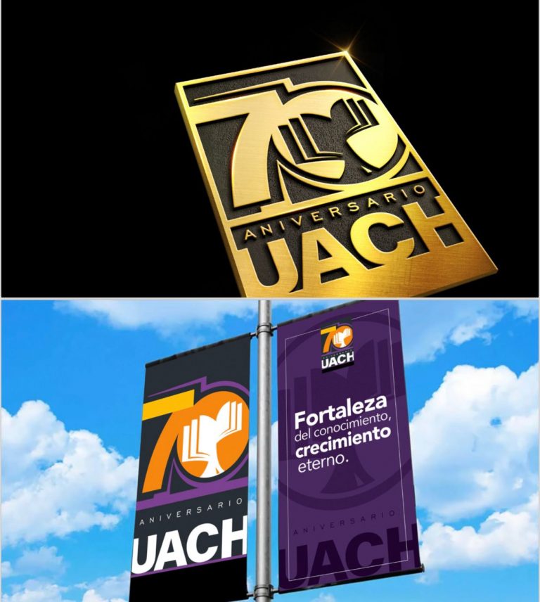 Presentan logotipo de 70 Aniversario de la UACH