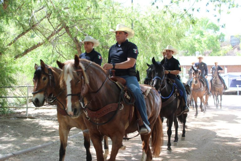 Refuerza Policía Montada del Municipio colonias periféricas