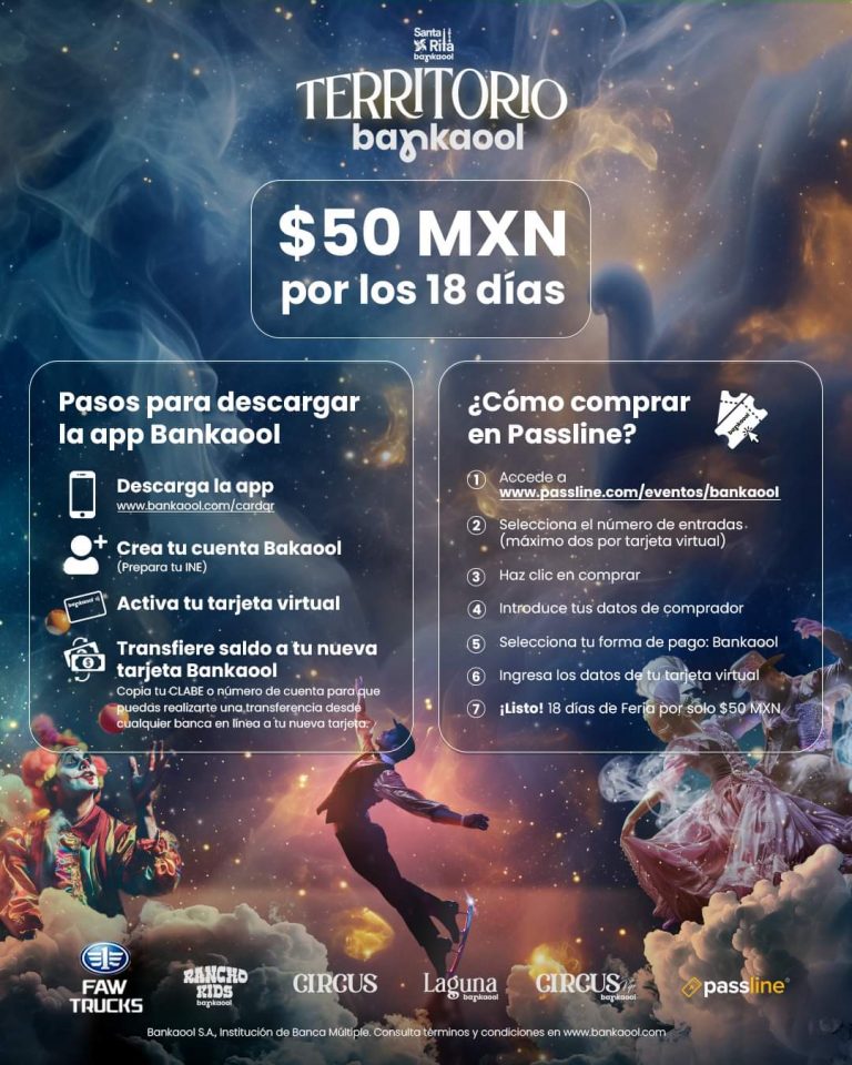 ¡Es hoy, es a partir de hoy que Bankaool acompaña en Santa Rita 2024 un Espectáculo Deslumbrante!