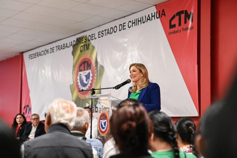 Convoca Gobernadora al sector obrero a luchar juntos por mejorar las condiciones laborales