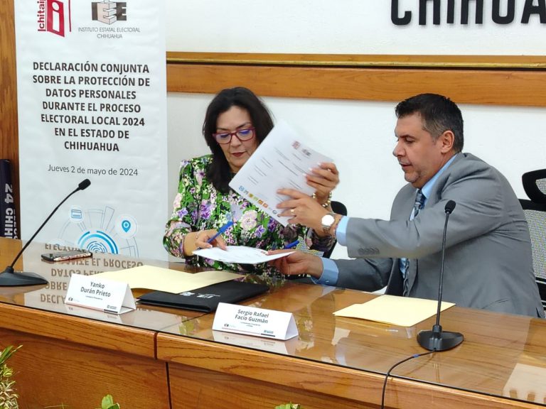 Firman IEE, Ichitaip y partidos compromisos de Protección de Datos en el proceso electoral