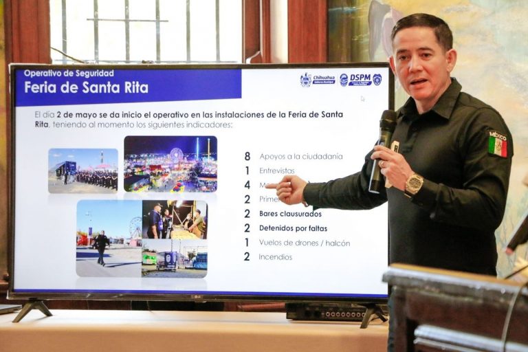 Exhortan a padres de familia a cuidar de sus hijos al visitar la Feria de Santa Rita