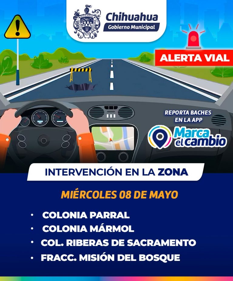 ¡Alerta vial!