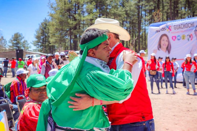 «Nadie puede quitar los apoyos, con nosotros se quedan y más fuertes»: Mario Vázquez desde Guachochi