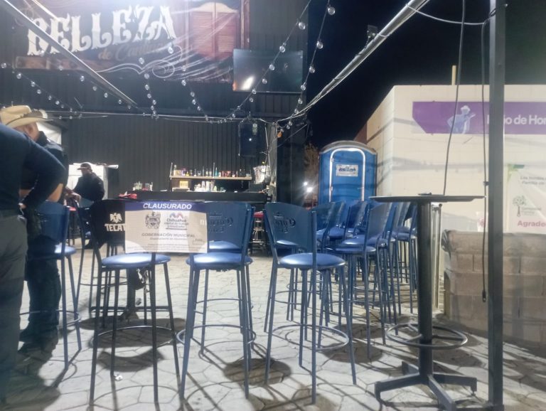 Clausura Gobernación dos bares en Feria de Santa Rita