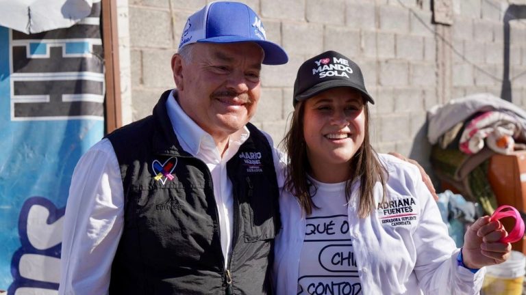 Recorren Juárez Mario Vázquez y Daniela Álvarez con hija de Xóchitl Gálvez
