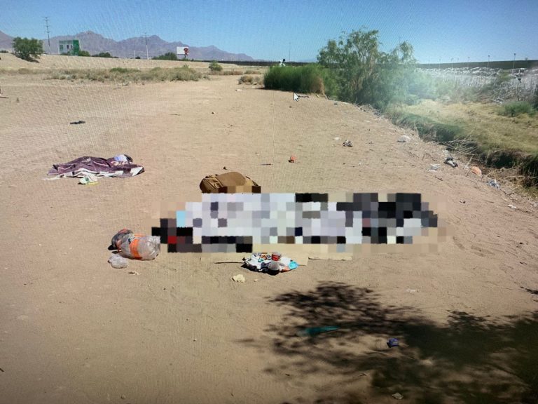 Investigan muerte de migrante en límite fronterizo