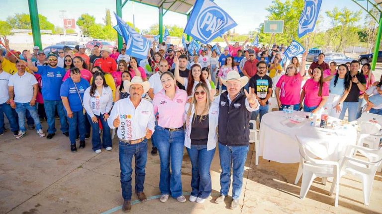 Respaldan Mario Vázquez y Daniela Álvarez a candidatos en Belisario Domínguez, Nonoava y Gran Morelos