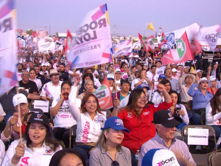 Gabo Diaz respalda a Rogelio Loya en acto de cierre de campaña