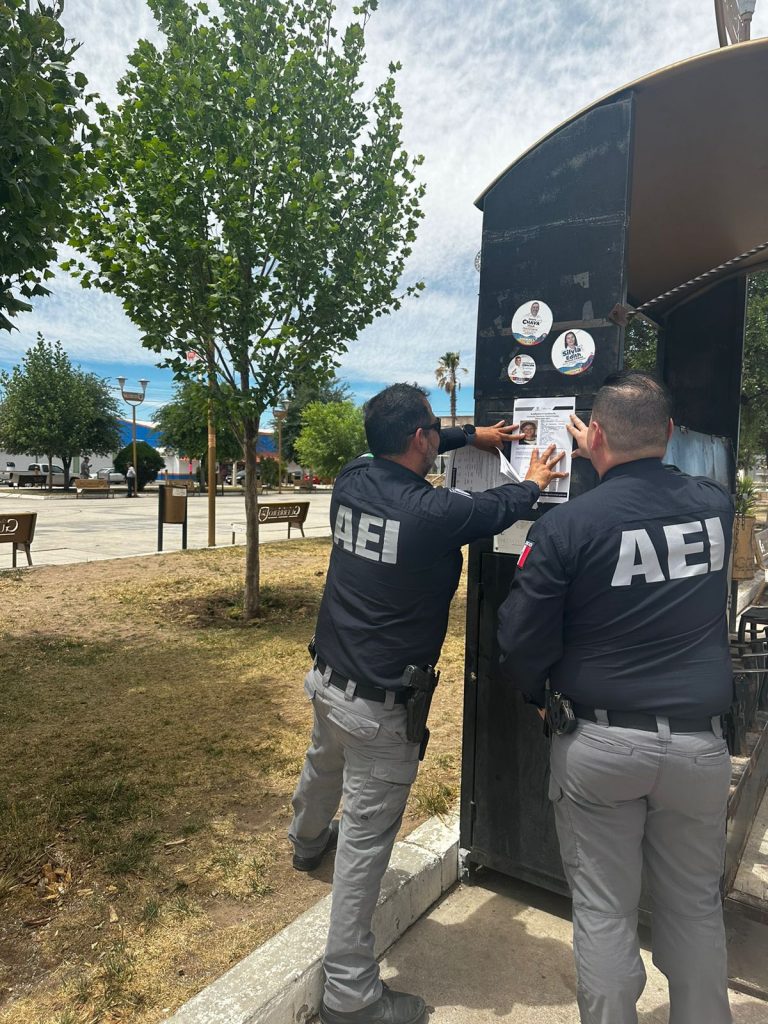 Realiza FGE en La Junta pega de pesquisas y acciones de búsqueda