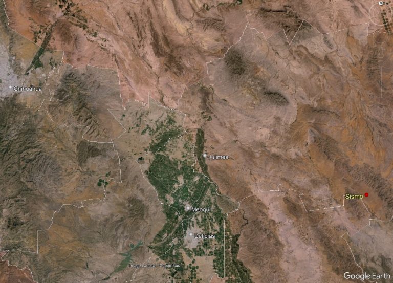 Tiembla en el municipio de Julimes