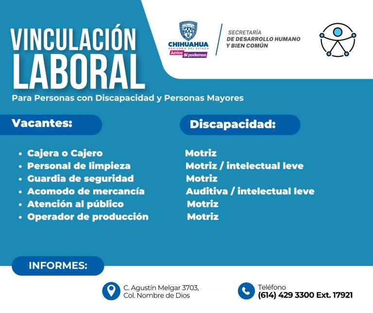 Anuncia Bien Común vacantes laborales para personas mayores o con alguna discapacidad