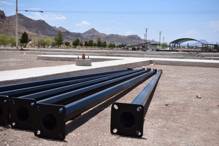 Trabaja Gobierno Municipal en construcción de la tercera etapa del Polideportivo Luis H Álvarez