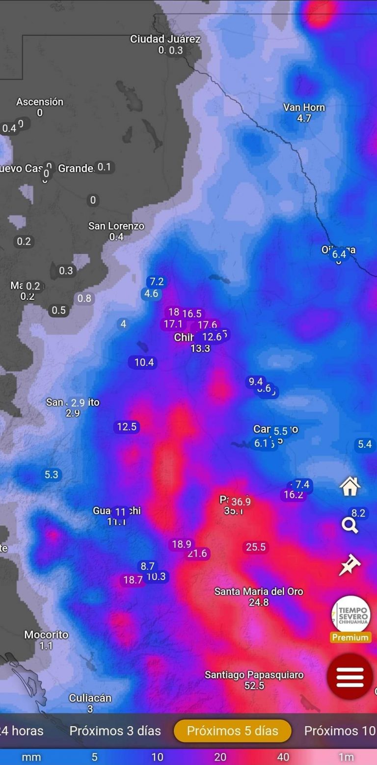 Llegan las lluvias y bajan temperaturas en la entidad