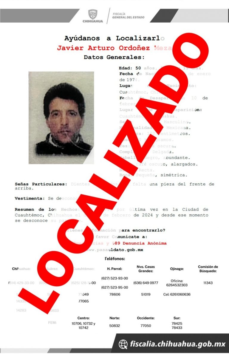 Localiza FGE Occidente a tres hombres con reporte de desaparición