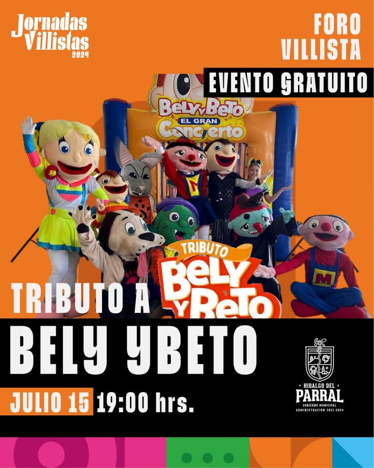 Gran presentación del Tributo al Show de Bely y Beto en las Jornadas Villistas-Este 15 de julio en el Foro Villista.