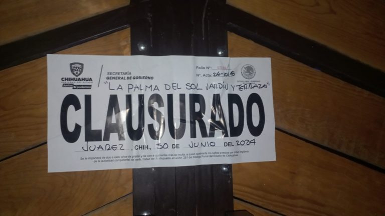 Clausura Gobernación Estatal 12 establecimientos en la última semana