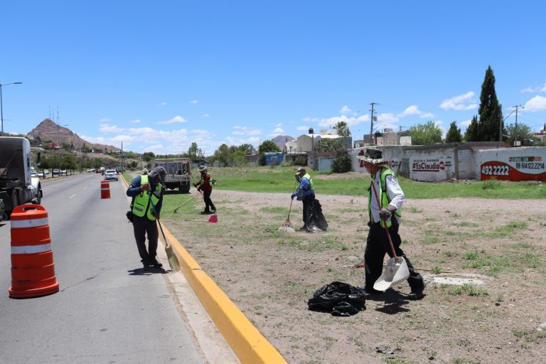 Limpia Municipio más 3 mil kilómetros de vialidades y recogen 790 toneladas de basura