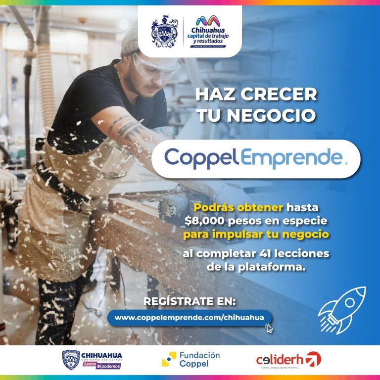 Municipio te invita a fortalecer tu negocio a través de la plataforma “Coppel Emprende”