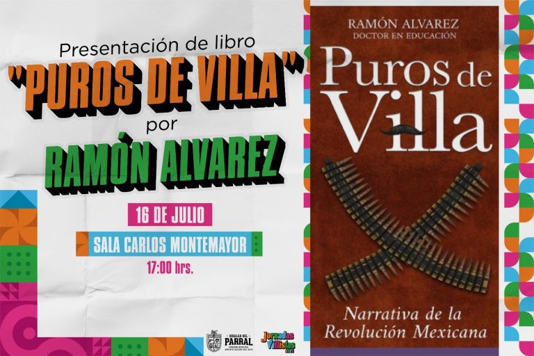 Invitan a la presentación del libro “Puros de Villa” por el autor Ramón Álvarez