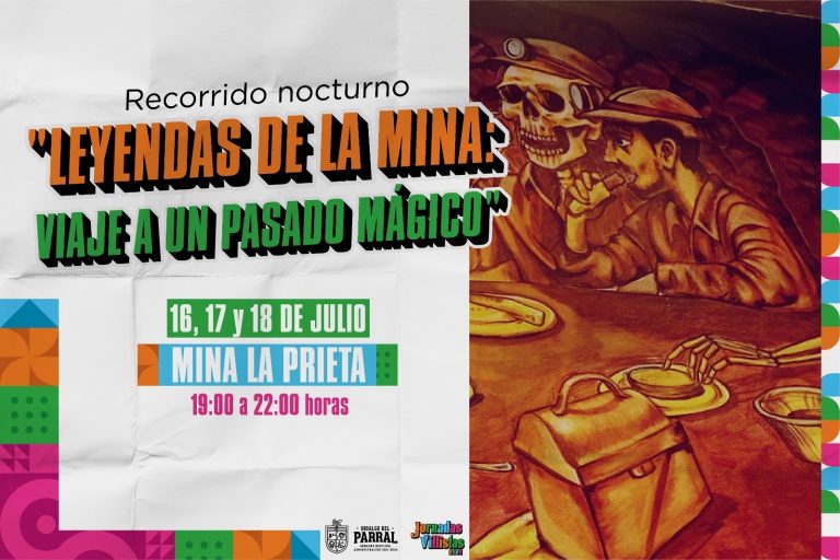 Disfruta el recorrido nocturno “Leyendas de la Mina: Viaje a un pasado mágico”
